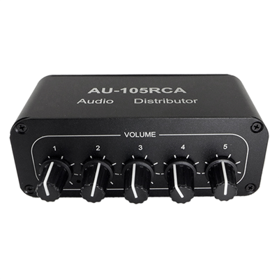Bez marki 5CH Audio Distributor Stereo Audio Mixer 1Input 5Output Splitter Bez marki 5CH Audio Distributor Stereo Audio Mixer 1Input 5Output Splitter