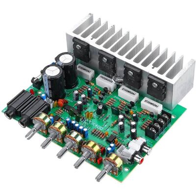 Saudism 250W Reverb Audio Amplifier 2.0 Channels High Power Amplifiers Hifi PT2399 Karao Saudism 250W Reverb Audio Amplifier 2.0 Channels High Power Amplifiers Hifi PT2399 Karao