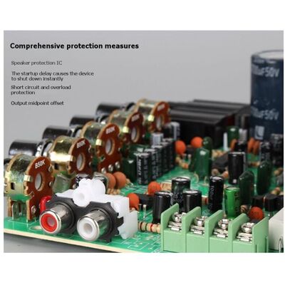 Unbranded 250W Reverb Audio Amplifier with Knob Set 2.0 Channels High Power Amplifiers Hif Unbranded 250W Reverb Audio Amplifier with Knob Set 2.0 Channels High Power Amplifiers Hif