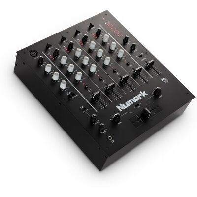 Numark M6 USB 4-Channel DJ Mixer with Built-In Audio Interface, 3-Band EQ, Micro Numark M6 USB 4-Channel DJ Mixer with Built-In Audio Interface, 3-Band EQ, Micro