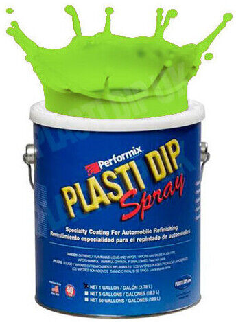 Performix (Sublime Green) Plasti Dip - 1 Gallon (US) Pre Mixed Sprayable - Muscle Colours