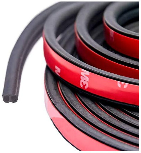 Car Door Edge Guard16ft5M FOXNSK Universal B Shape Car Rubber Seal Strip Trim Au