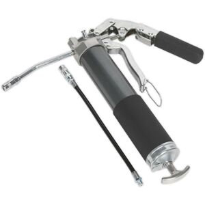 Loops Heavy Duty Grease Gun - 2-Way Operation - Pistol & Lever Type - 3-Way Fill Loops Heavy Duty Grease Gun - 2-Way Operation - Pistol & Lever Type - 3-Way Fill