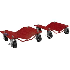 Loops PAIR Heavy Duty Wheel Dolly Set - 680kg Capacity Per Dolly - 4 x 75mm Castors Loops PAIR Heavy Duty Wheel Dolly Set - 680kg Capacity Per Dolly - 4 x 75mm Castors