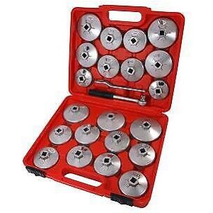 23pc Pro Oil Filter Wrench Set Cup Type Aluminium Socket Removal Neilsen CT2967 23pc Pro Oil Filter Wrench Set Cup Type Aluminium Socket Removal Neilsen CT2967