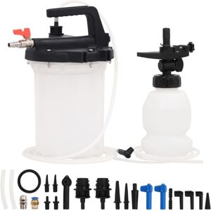 vidaXL Brake Bleeder Hydraulic Disc Brake Bleed Tool Kit White and Black 3 L vidaXL Brake Bleeder Hydraulic Disc Brake Bleed Tool Kit White and Black 3 L