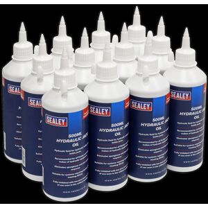 Sealey Hydraulic Jack Oil 500ml Pack of 12 Sealey Hydraulic Jack Oil 500ml Pack of 12