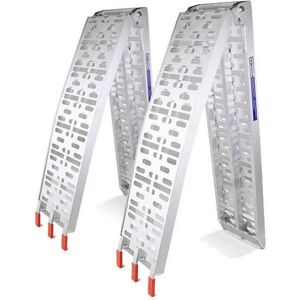 Pair Of Hyundai Folding Aluminium Loading Ramps 225cm Length x 28cm Wide, Capaci Pair Of Hyundai Folding Aluminium Loading Ramps 225cm Length x 28cm Wide, Capaci