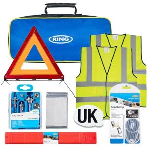 Ring RK002 Essential European Travel Kit - Headlight Deflectors, Warning Triangle, UK Ring RK002 Essential European Travel Kit - Headlight Deflectors, Warning Triangle, UK