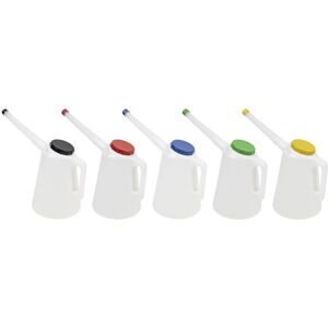 Sealey Jdl3set Oil Containers - 3L Set of 5 Flexible Spouts Sealey Jdl3set Oil Containers - 3L Set of 5 Flexible Spouts