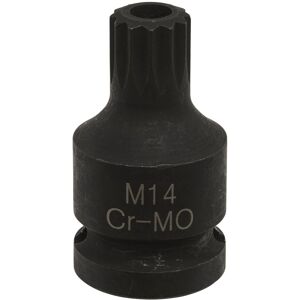 Sealey Brake Caliper Spline Bit Socket M14 1/2"Sq Drive VS0987 Sealey Brake Caliper Spline Bit Socket M14 1/2"Sq Drive VS0987