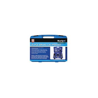 BlueSpot - 35-Piece Brake Caliper Kit - Piston Wind Back - Tool BlueSpot - 35-Piece Brake Caliper Kit - Piston Wind Back - Tool