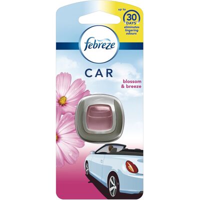 Febreze Car Clip Air Freshener, Odour Eliminator, Blossom & Breeze, 6 Count Febreze Car Clip Air Freshener, Odour Eliminator, Blossom & Breeze, 6 Count