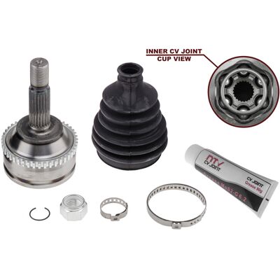 Nty Drive Shaft Joint Set - Renault Laguna Megane - 21-22 Teeth - 81mm Diameter Nty Drive Shaft Joint Set - Renault Laguna Megane - 21-22 Teeth - 81mm Diameter