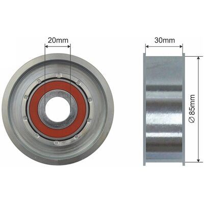 NTY RNKCH-027 Timing Belt Tensioner Roller - Timing Belt Tensioner NTY RNKCH-027 Timing Belt Tensioner Roller - Timing Belt Tensioner