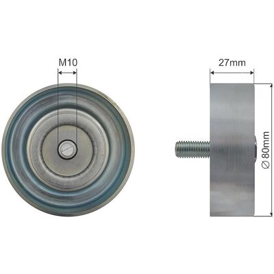 NTY RNK-HY-010 Pulley for Hyundai Grand Ix35 NTY RNK-HY-010 Pulley for Hyundai Grand Ix35