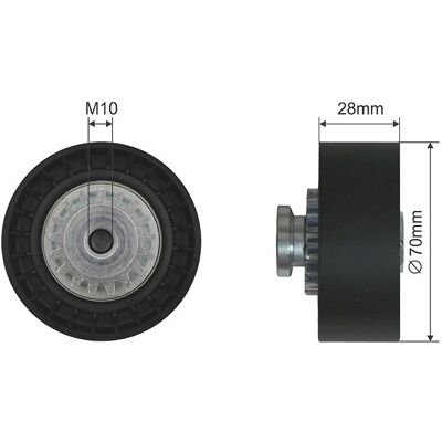 Renault RNK-RE-020 Tensioner Pulley - Timing Belt Renault RNK-RE-020 Tensioner Pulley - Timing Belt