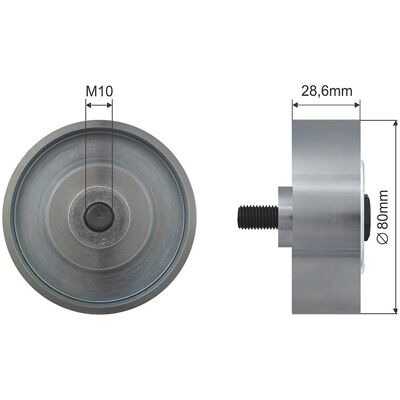 NTY RNK-TY-007 - Pulley for Toyota Dyna, Hiace NTY RNK-TY-007 - Pulley for Toyota Dyna, Hiace