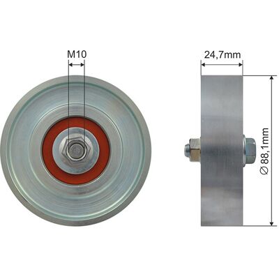 NTY RNK-TY-006 Belt Tensioner Pulley - Toyota Yaris NTY RNK-TY-006 Belt Tensioner Pulley - Toyota Yaris