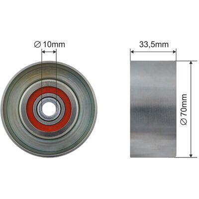 Toyota Lexus Lotus: Rnkty043 Timing Belt Tensioner Pulley Toyota Lexus Lotus: Rnkty043 Timing Belt Tensioner Pulley