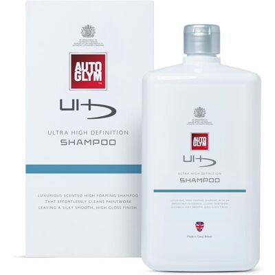 AutoGlym Ultra High Definition Shampoo, 1 Litre - High Foaming Car Shampoo Leave AutoGlym Ultra High Definition Shampoo, 1 Litre - High Foaming Car Shampoo Leave