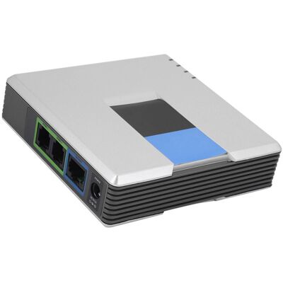 Unbranded VoIP Gateway Internet Phone 2 Ports Adapter SIP RJ45 Cable For Linksys PAP2T Unbranded VoIP Gateway Internet Phone 2 Ports Adapter SIP RJ45 Cable For Linksys PAP2T