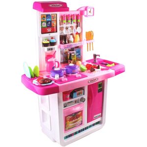 deAO Toys (PINK) My Little Chef Kitchen Playset with Sounds, Touchscreen Panel and Water F deAO Toys (PINK) My Little Chef Kitchen Playset with Sounds, Touchscreen Panel and Water F