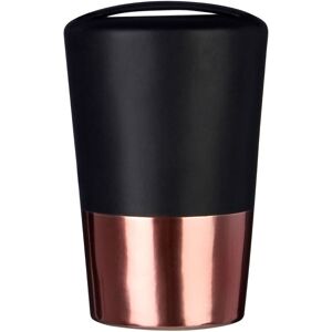 Premier Housewares Alpha Toothbrush Holder, Black & Copper Premier Housewares Alpha Toothbrush Holder, Black & Copper
