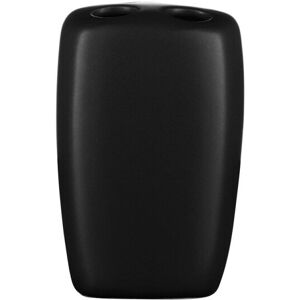 Premier Housewares Toothbrush Holder, Stoneware, Matte Black Premier Housewares Toothbrush Holder, Stoneware, Matte Black
