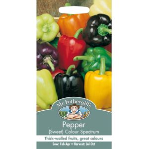 Mr Fothergill's Mr Fothergills - Pictorial Packet - Vegetable - Pepper Sweet Colour Spectrum - 5 Mr Fothergill's Mr Fothergills - Pictorial Packet - Vegetable - Pepper Sweet Colour Spectrum - 5