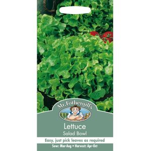 Mr Fothergill's Mr Fothergills - Pictorial Packet - Vegetable - Lettuce Salad Bowl - 1250 Seeds Mr Fothergill's Mr Fothergills - Pictorial Packet - Vegetable - Lettuce Salad Bowl - 1250 Seeds