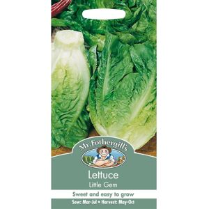 Mr Fothergill's Mr Fothergills - Pictorial Packet - Vegetable - Lettuce Little Gem - 1250 Seeds Mr Fothergill's Mr Fothergills - Pictorial Packet - Vegetable - Lettuce Little Gem - 1250 Seeds