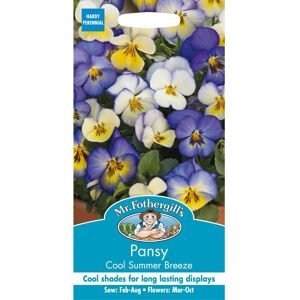 Mr Fothergill's Mr Fothergills - Pictorial Packet - Flower - Pansy Cool Summer Breeze - 30 Seeds Mr Fothergill's Mr Fothergills - Pictorial Packet - Flower - Pansy Cool Summer Breeze - 30 Seeds