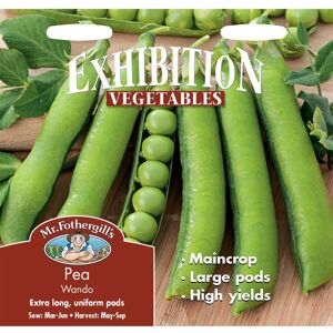 Mr Fothergill's Mr Fothergills - Pictorial Packet - Vegetable - Pea Wando - 200 Seeds Mr Fothergill's Mr Fothergills - Pictorial Packet - Vegetable - Pea Wando - 200 Seeds