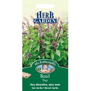 Mr Fothergill's Mr Fothergills - Pictorial Packet - Herb - Basil Thai - 300 Seeds Mr Fothergill's Mr Fothergills - Pictorial Packet - Herb - Basil Thai - 300 Seeds