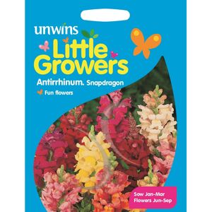 Unwins Grow Your Own Little Growers Antirrhinum Snapdragon Fun Flower Seeds Unwins Grow Your Own Little Growers Antirrhinum Snapdragon Fun Flower Seeds