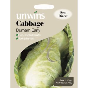 Unwins Grow Your Own Cabbage Durham Early Veg Summer Harvest Seeds Unwins Grow Your Own Cabbage Durham Early Veg Summer Harvest Seeds
