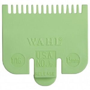 Wahl Standard Fitting Attachment Comb No1/2 1.5mm Green Wahl Standard Fitting Attachment Comb No1/2 1.5mm Green