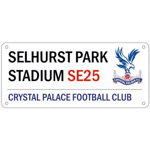 Unbranded Crystal Palace Official Street Sign 40x18 cm – Metal, Licensed Product 12735 – W Unbranded Crystal Palace Official Street Sign 40x18 cm – Metal, Licensed Product 12735 – W