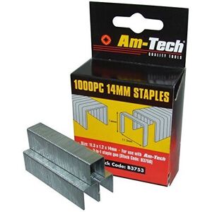 Unbranded 1000pc 14mm Staples - staple gun staples 1000pc 14mm heavy duty quality amtech Unbranded 1000pc 14mm Staples - staple gun staples 1000pc 14mm heavy duty quality amtech