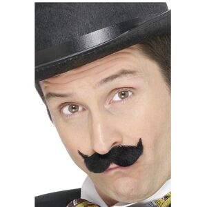 Smiffys Smiffy's Edwardian Self-adhesive Tash - Black - edwardian old tash black mousta Smiffys Smiffy's Edwardian Self-adhesive Tash - Black - edwardian old tash black mousta