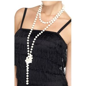 Smiffys Smiffy's Pearl Necklace, 180cm - Long - Necklace Fancy Dress Costume Accessory - Smiffys Smiffy's Pearl Necklace, 180cm - Long - Necklace Fancy Dress Costume Accessory -