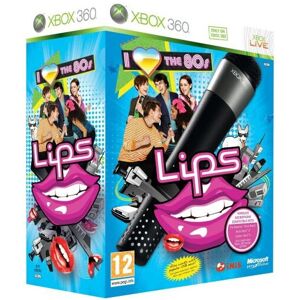 Microsoft Lips - I Love the 80s - Game & Wireless Mic - Video Game Microsoft Lips - I Love the 80s - Game & Wireless Mic - Video Game