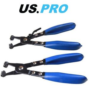 US PRO 2PC Hose Clamp Pliers Set V & Cross Slot Jaws 2989 US PRO 2PC Hose Clamp Pliers Set V & Cross Slot Jaws 2989
