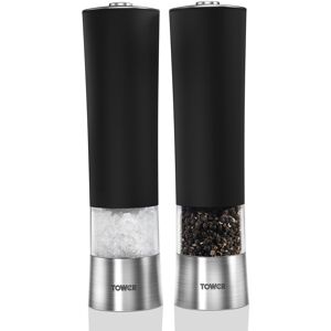 Tower T80400 Electric Salt and Pepper Mill Black Tower T80400 Electric Salt and Pepper Mill Black