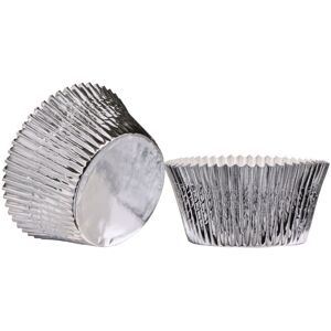 Premier Housewares Large Shiny Cupcake Cases, Silver, 40 Pieces Premier Housewares Large Shiny Cupcake Cases, Silver, 40 Pieces