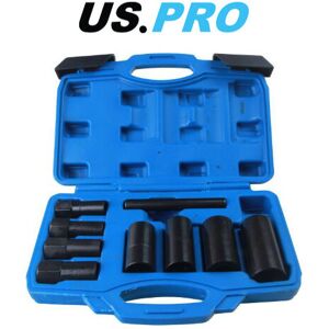 US PRO 9pc 1/2 dr Impact Locking Wheel Nut Socket Set 3374 US PRO 9pc 1/2 dr Impact Locking Wheel Nut Socket Set 3374
