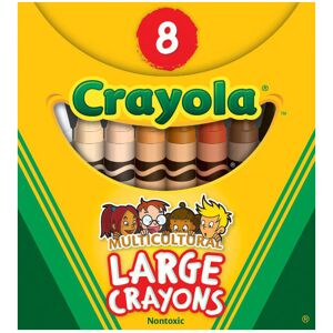 Crayola Large Washable Crayons-Multicultural 8/Pkg Crayola Large Washable Crayons-Multicultural 8/Pkg