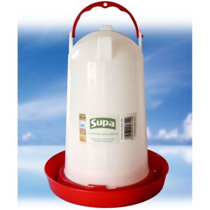 Supa Poultry Drinker Red & White 3ltr Supa Poultry Drinker Red & White 3ltr