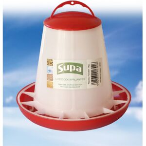 Supa Poultry Feeder Red & White 1kg Supa Poultry Feeder Red & White 1kg